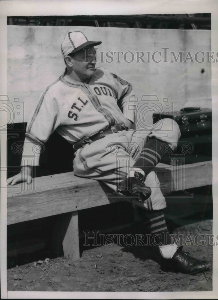 1941 Press Photo Fred Haney Manager St. Louis browns - nes02492 - Historic Images