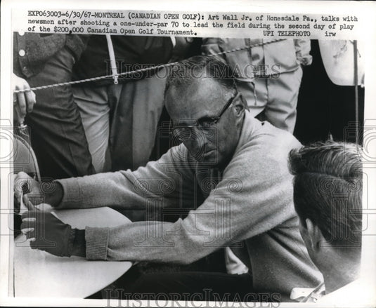 1967 Press Photo Art Wall, Jr., Canadian Open Golf Tournament, Montreal - Historic Images