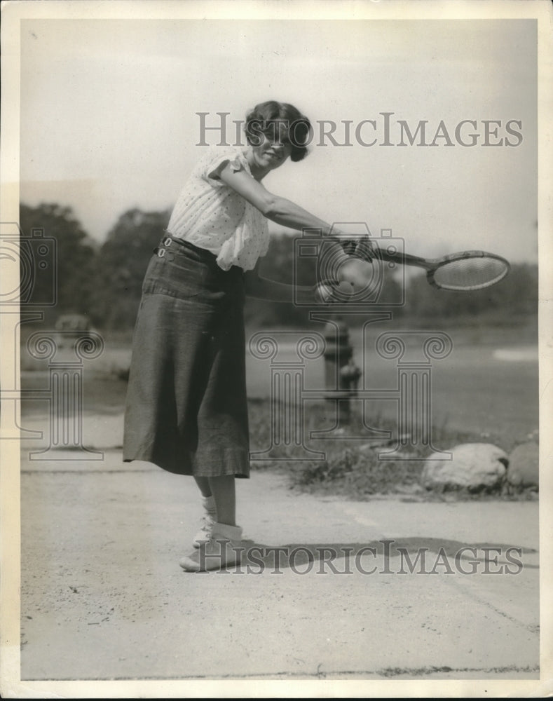 1931 Press Photo Gene Harrid Tennis Player - nes05213 - Historic Images