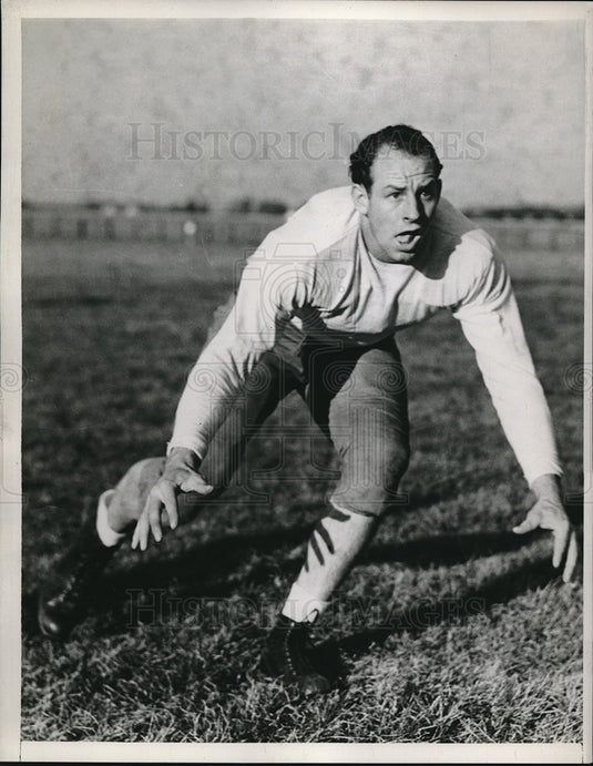 1940 Press Photo Robert Osterman, center, University of Notre Dame - nes05794- Historic Images
