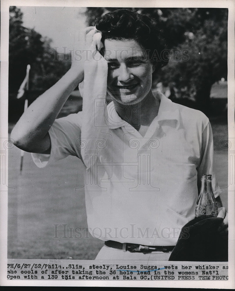 1952 Press Photo Louise Suggs at National Open for Women at Philadelphia- Historic Images