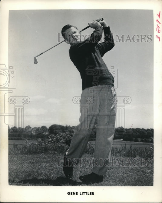 1956 Press Photo Gene Littler, American Professional Golfer - nes06741 - Historic Images