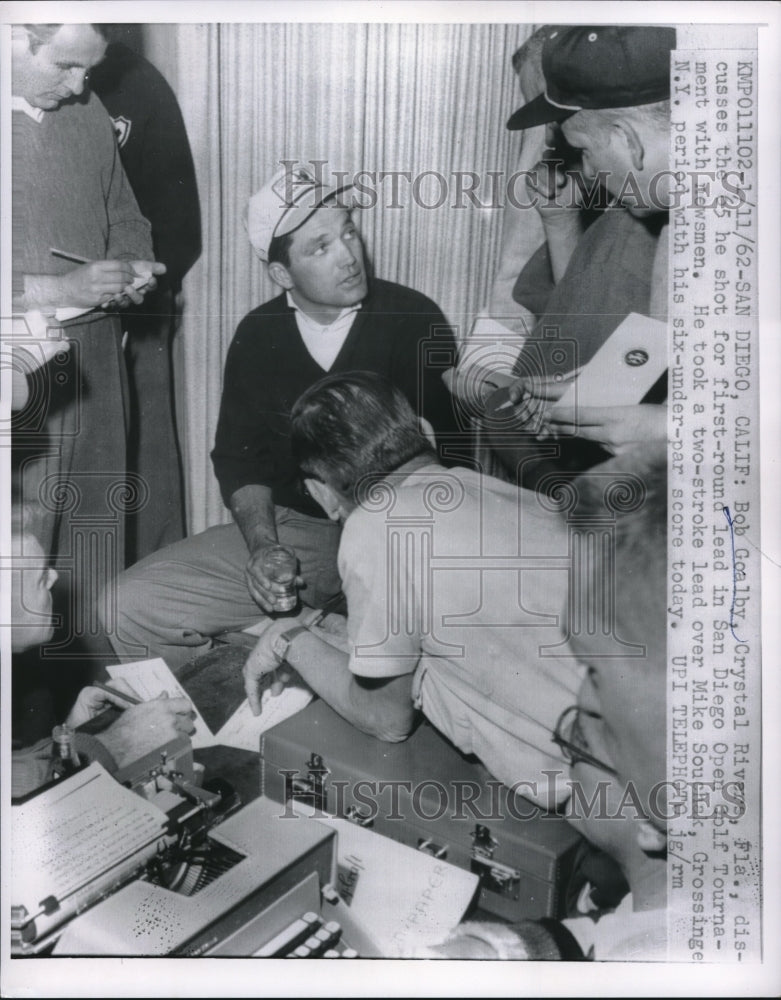 1962 Press Photo Golfer Bob Goalby, San Diego Open, California - nes06885 - Historic Images