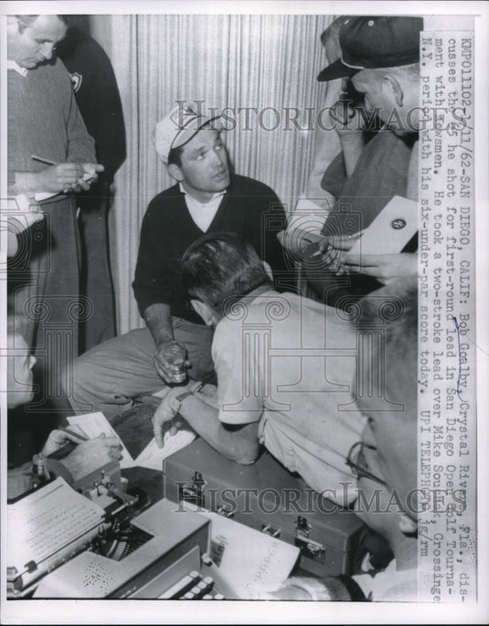 1962 Press Photo Golfer Bob Goalby, San Diego Open, California - nes06885 - Historic Images