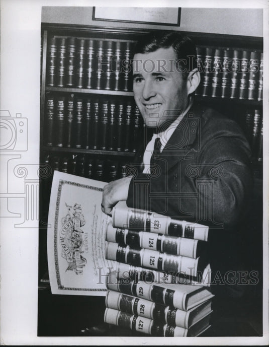 1960 Press Photo Eddie LeBaron, Former Dallas Cowboys Football Player, Attorney - Historic Images