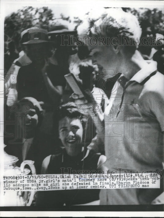 1960 Carol Sorenson, U.S.G.A Jr. Girl's National Tournament, Tulsa-Historic Images