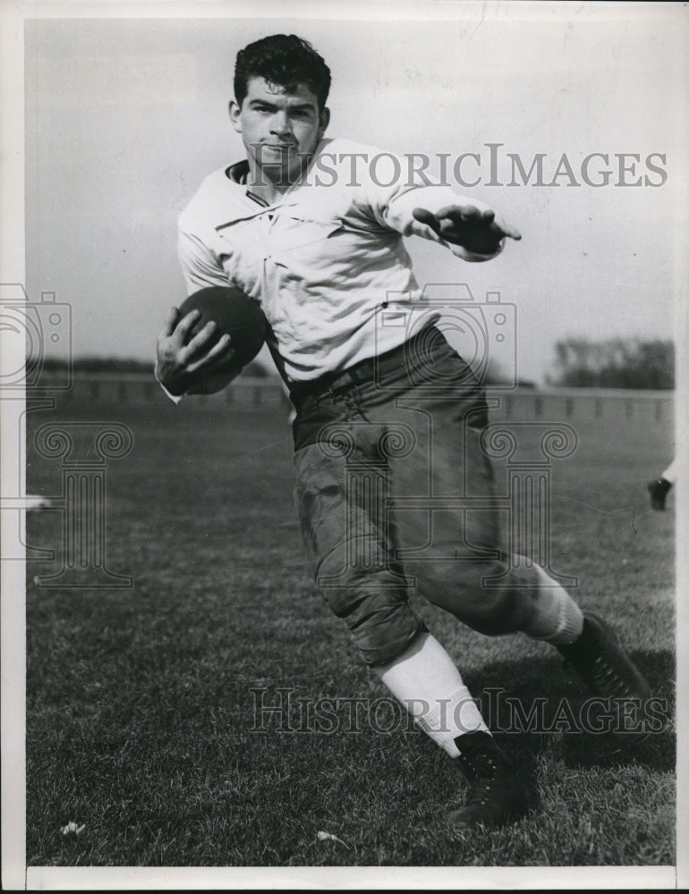 1940 Press Photo Michael Corgan, Notre Dame Football Player - nes08132 - Historic Images