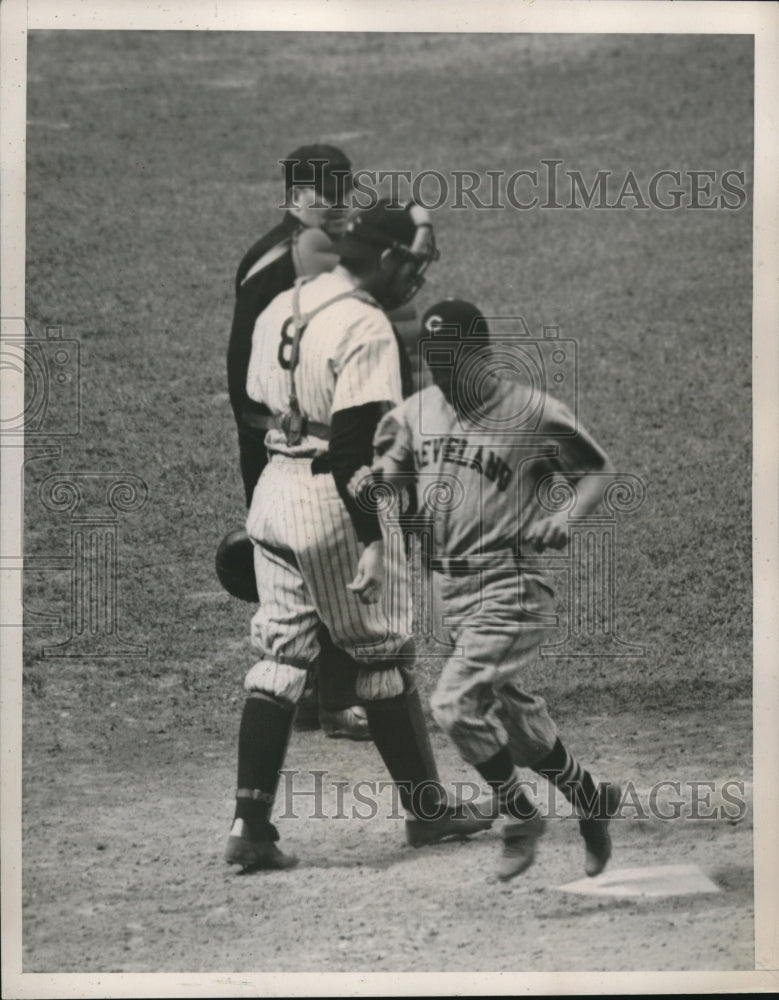 1938 Press Photo Frankie Pytlak, Cleveland Indians - nes09105 - Historic Images