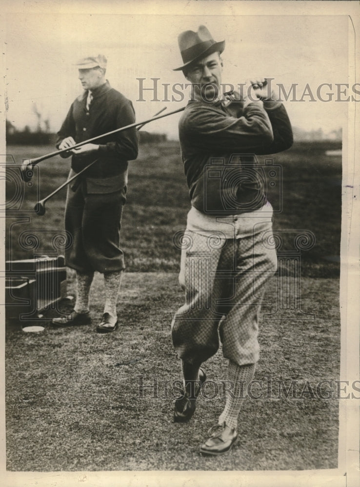 1926 Press Photo Grant A. Peacock, St. George Challenge Cup Golf Tourn., England - Historic Images