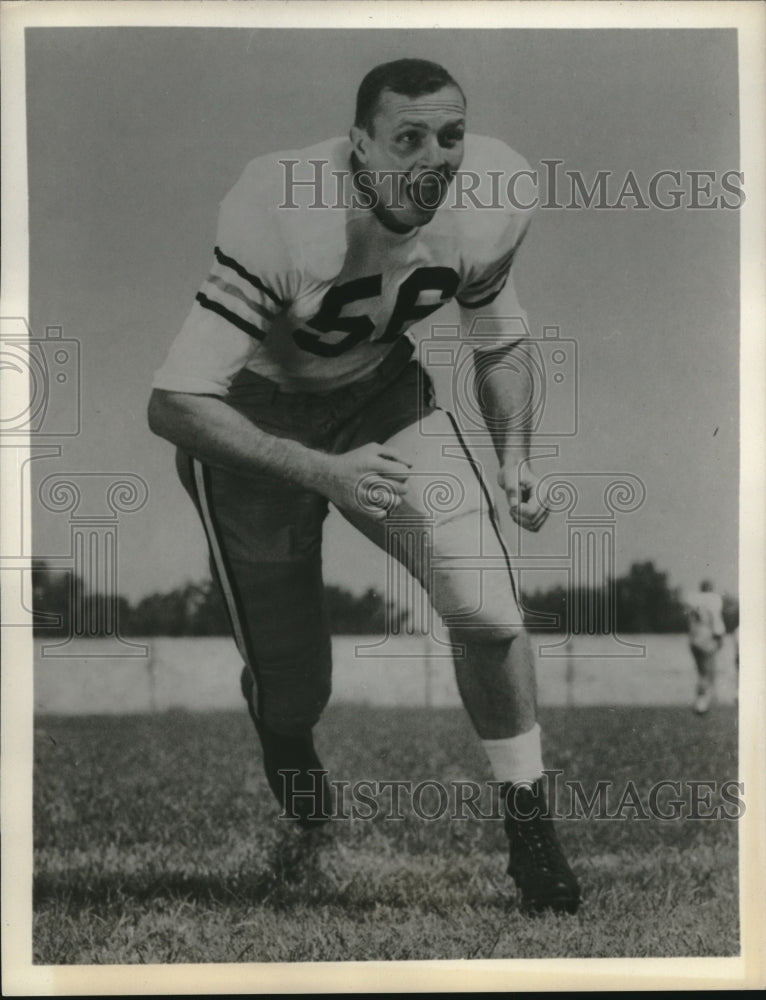 1952 Press Photo Hal Miller, Georgia Tech Football Tackle, Co-Captain - Historic Images