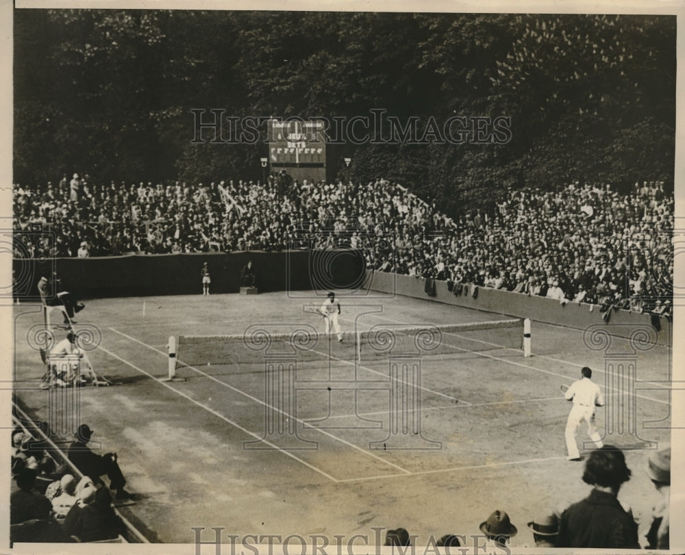 1927 Press Photo France-American Tennis Tornament - nes10301 - Historic Images