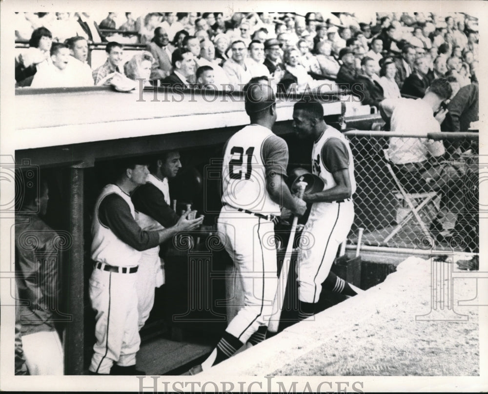 1964 Press Photo Chico Salmon, Cleveland Indians - nes10390 - Historic Images