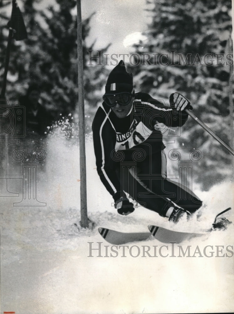 1966 Press Photo Bill Kidd wins special Slalom. - nes10749 - Historic Images