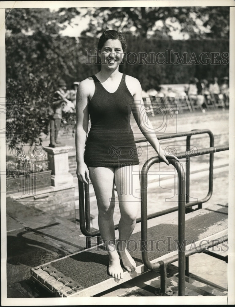 1934 Press Photo Janice Lifson performs at travelers aid benefit. - nes10812 - Historic Images