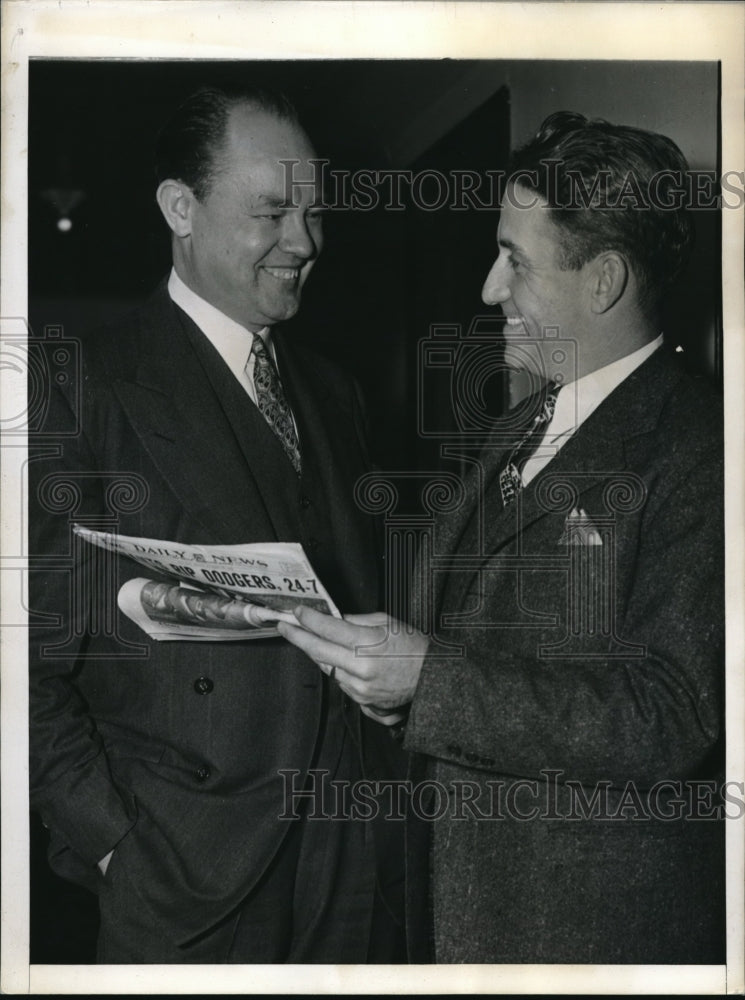 1943 Press Photo Postwar plans at the Major & Minor League Baseball Convention - Historic Images
