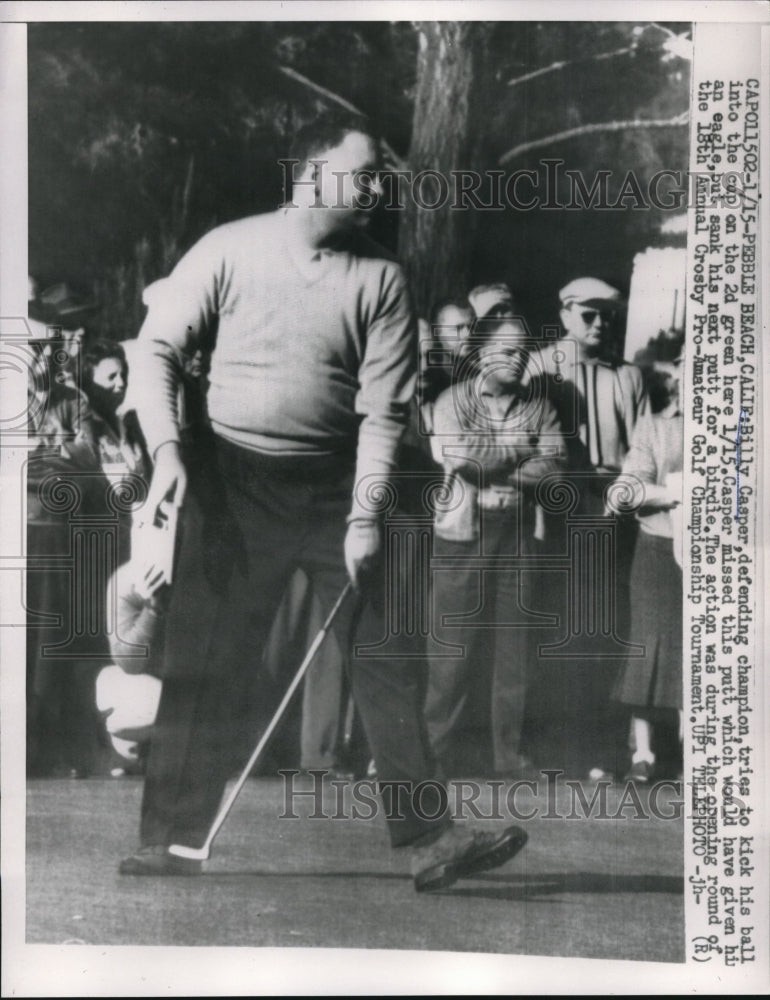 1969 Press Photo Billy Casper Peeble Beach Golf Tournement - nes11126 - Historic Images