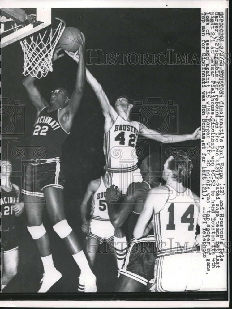 1962 Press Photo Paul Hogue Lyle Harger Ron Bonham - nes11209 - Historic Images