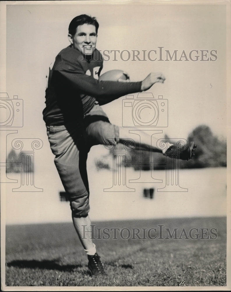 1938 Press Photo Cecil Welcho HB of Wash. State college - nes11252 - Historic Images