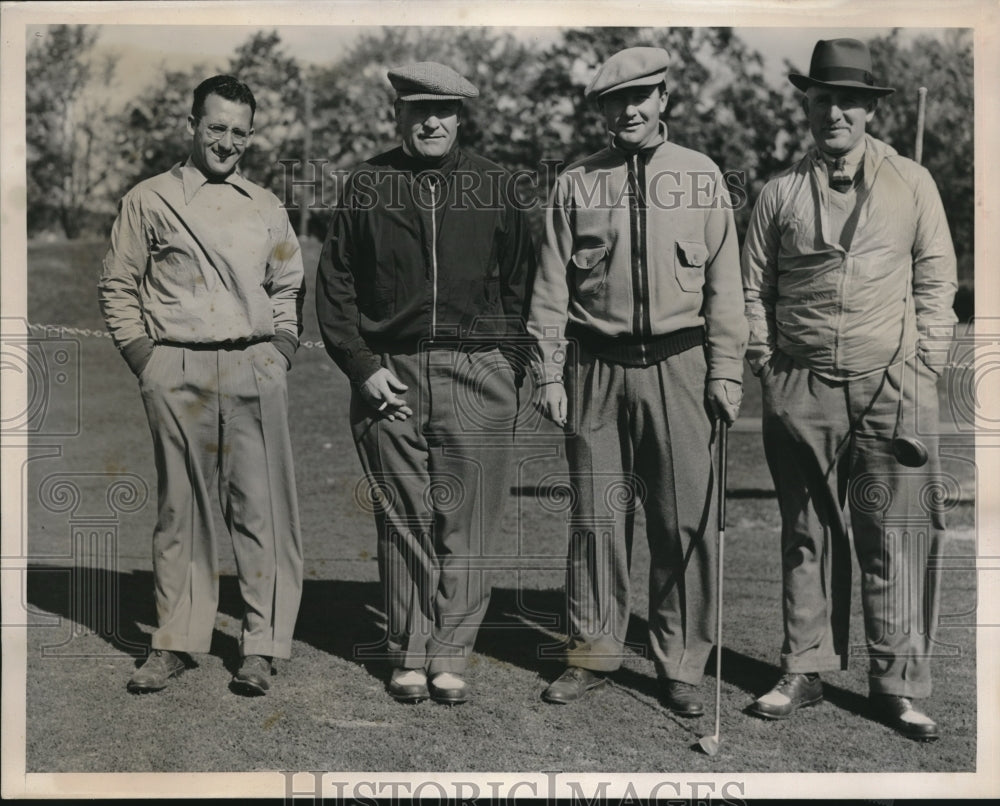 1940 Press Photo Louis Barbaro, Fred Moore, J. Mallon, Charley Mayo - nes11415 - Historic Images