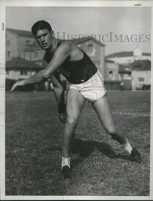 1934 Press Photo Kenneth Carpenter, University of Southern California - Historic Images