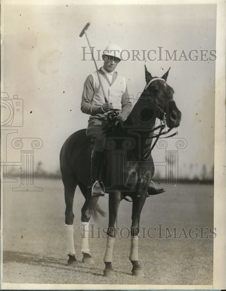 1927 Press Photo Marvin Harrison blue team Polo Club - nes11572 - Historic Images