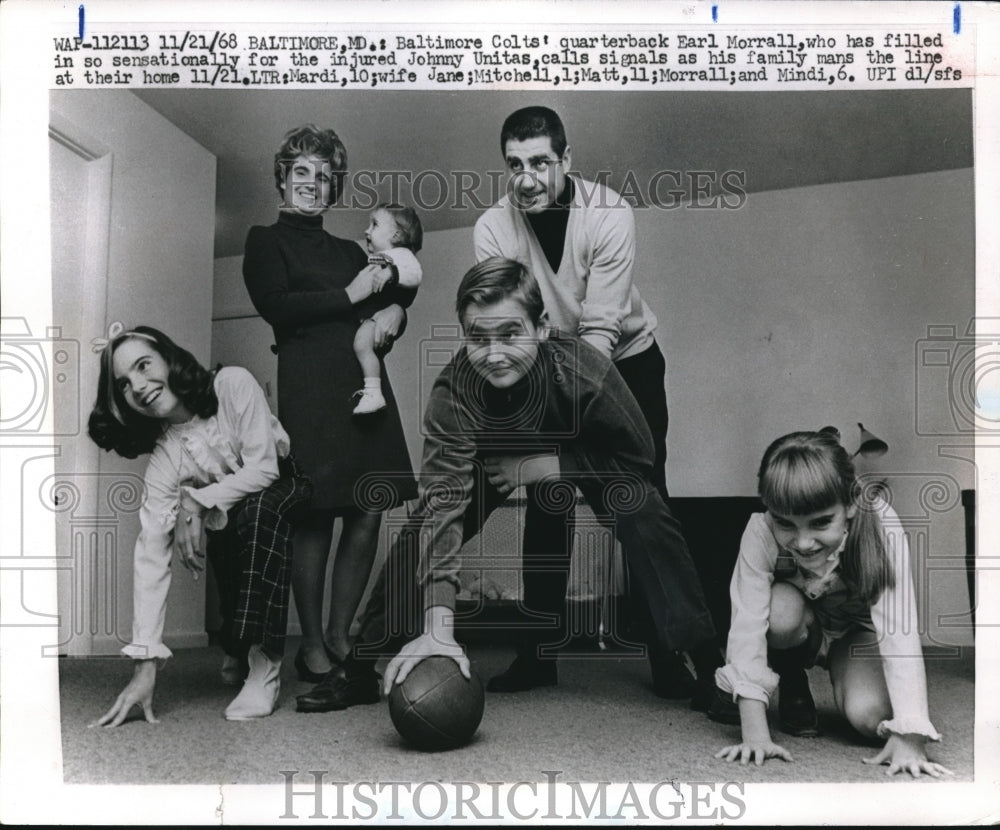 1968 Press Photo Earl Morrall did a great job filling in for the great Johnny U - Historic Images