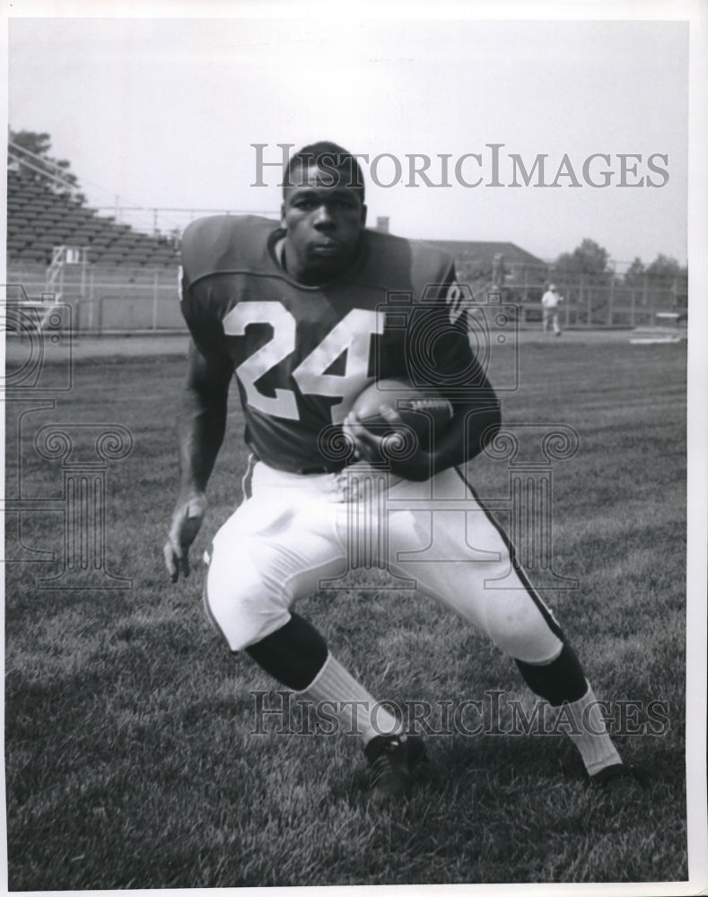 1966 Press Photo Al Moore, Miami Halfback - nes12366 - Historic Images