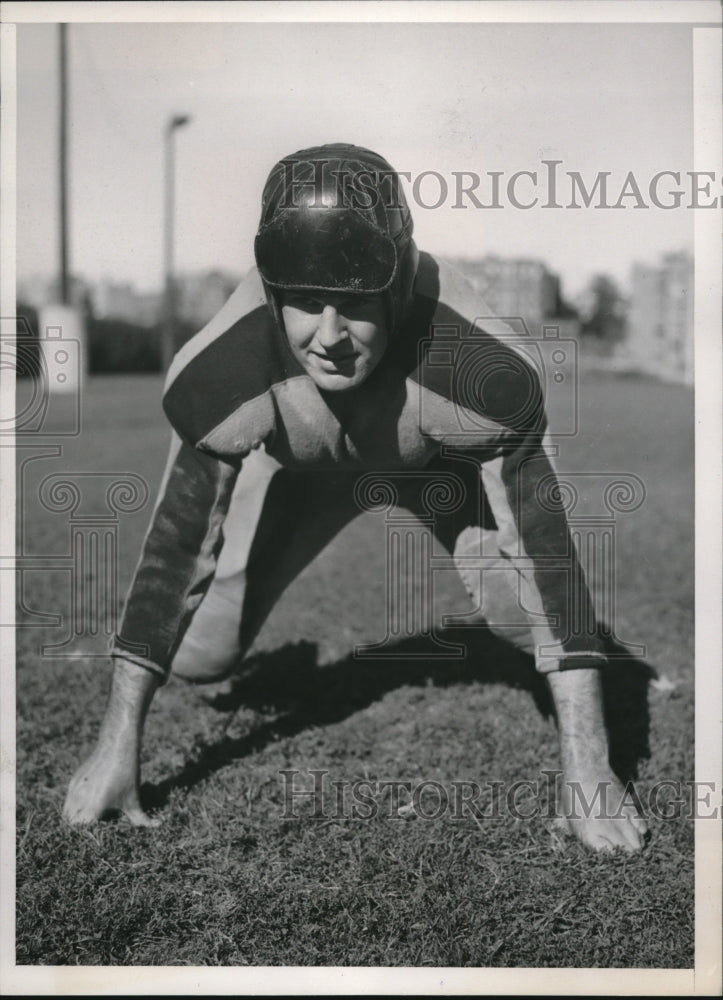 1940 Press Photo Justin McIntyre, Guard for Columbia Football - nes12367 - Historic Images