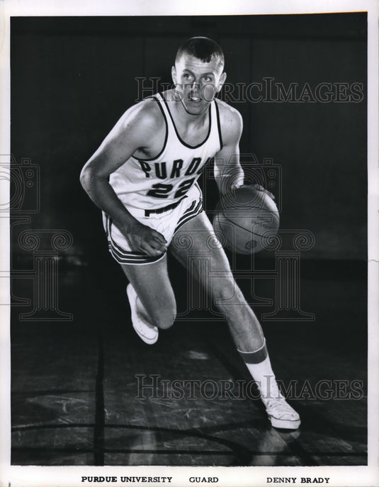 1966 Press Photo Denny Brady, Guard, Purdue University - nes12400 - Historic Images