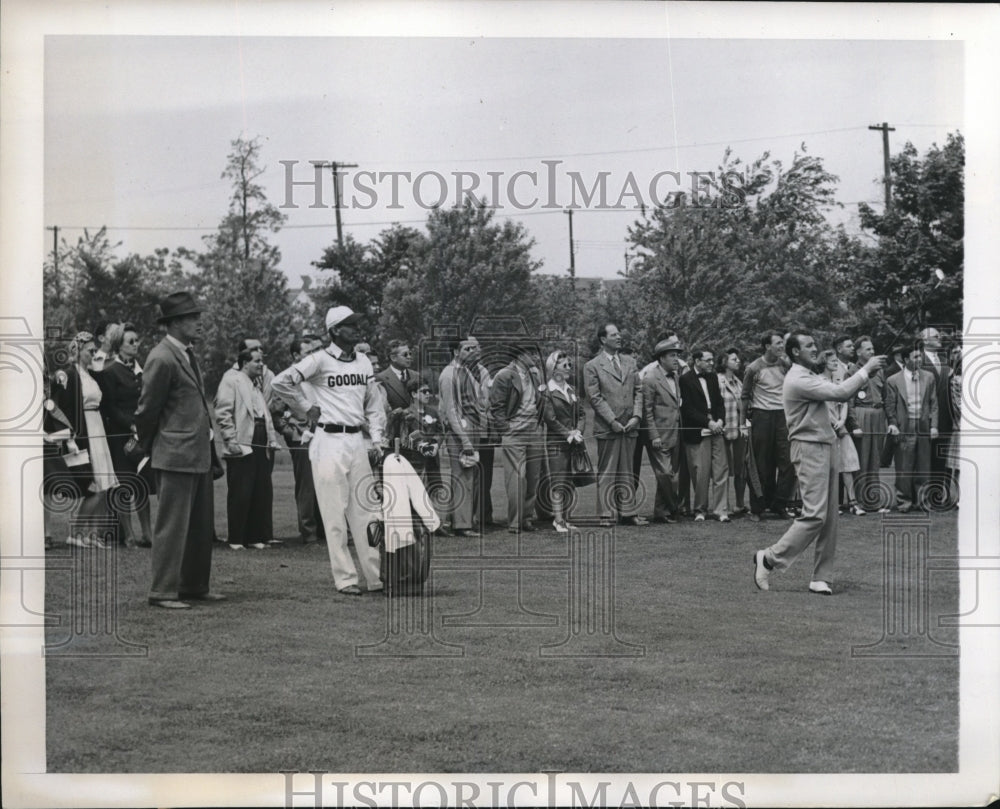 1941 Press Photo Vic Ghezzi finished in a tie for second at the 4th Goodall Tour - Historic Images