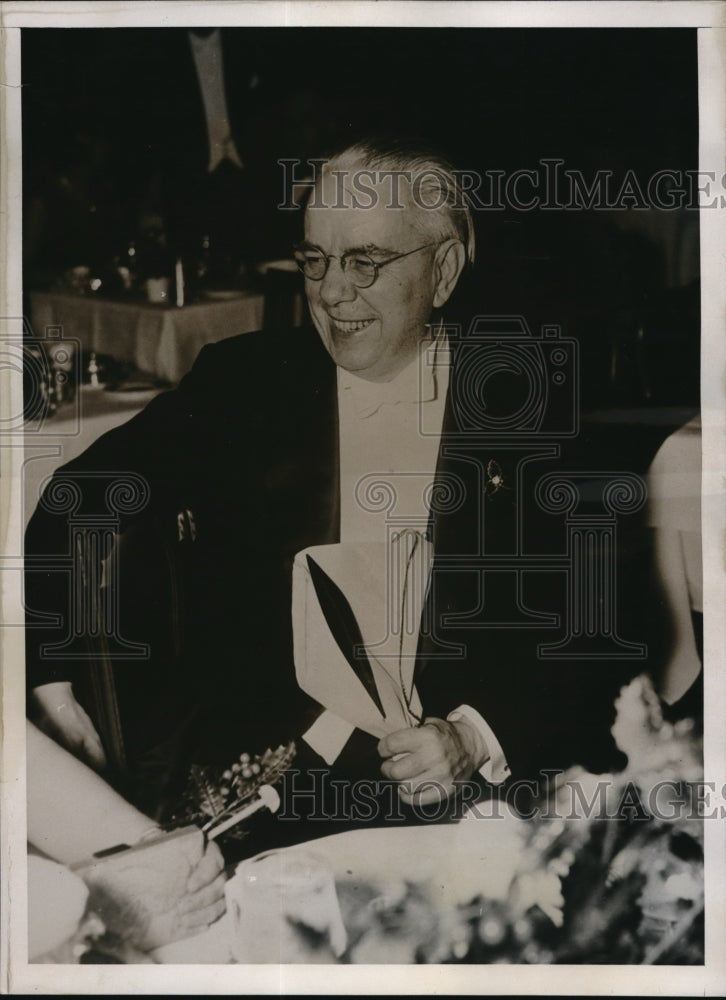 1937 Press Photo Harry K. Thaw wintering/Christmas in Miami Fla. - nes12813 - Historic Images