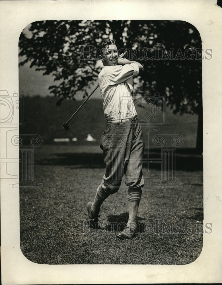 1924 Press Photo Golfer at a tournament in Atlanrta, Ga former caddie - Historic Images