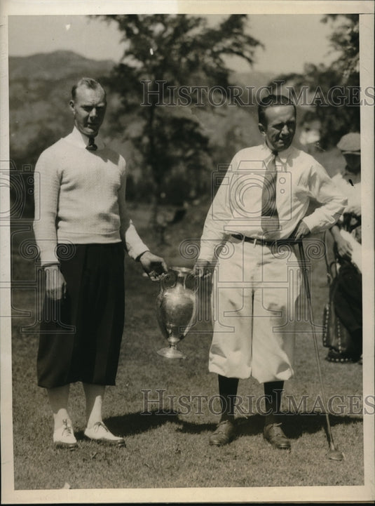 1930 Press Photo Robert McClary defended Jimy Manion golf tourney Trans-Miss. - Historic Images