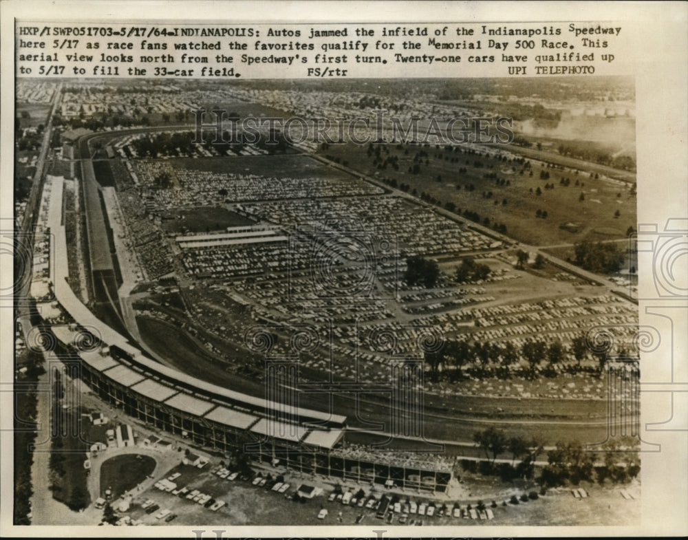 1964 Press Photo Indy 500 - Historic Images