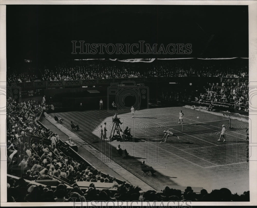 1938 Press Photo London, England American Team of Alice Marble &amp; Sarah Palfrey - Historic Images