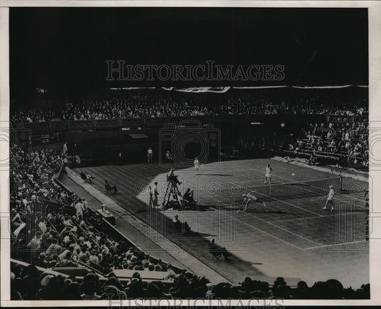 1938 Press Photo London, England American Team of Alice Marble & Sarah Palfrey - Historic Images