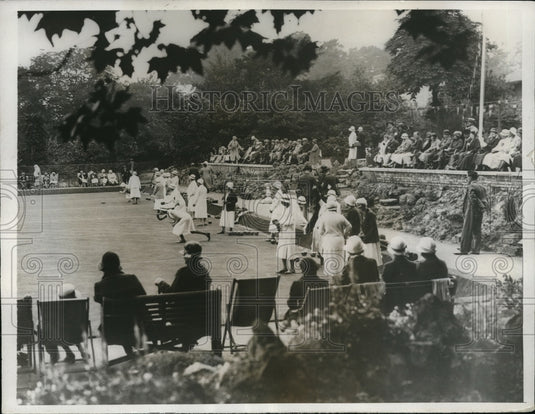1932 Press Photo England/Wales bowling match in London - nes13241 - Historic Images
