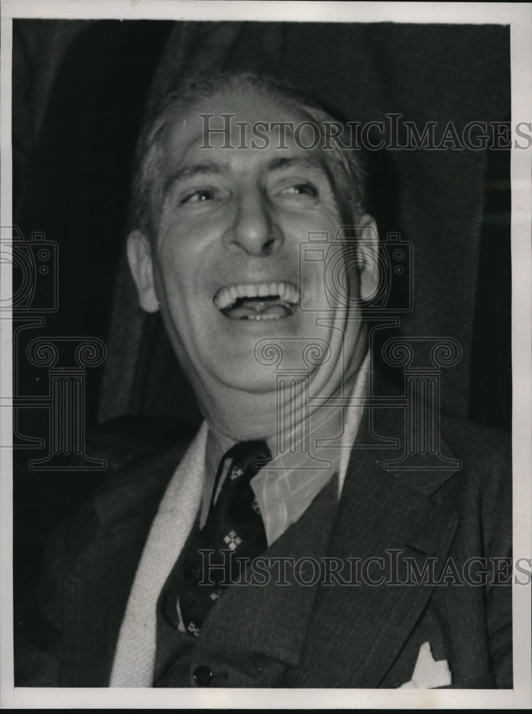 1940 Press Photo Lester Patrick,  mgr  of Rangers hockey team - Historic Images