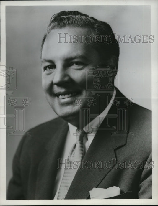 1963 Press Photo Harry Wismer, one of the nation's ace sportscasters - nes13622 - Historic Images