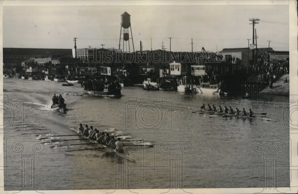 1931 Press Photo Univ of Wash Husky crew vs Univ of Calif at Oakland - nes14031 - Historic Images