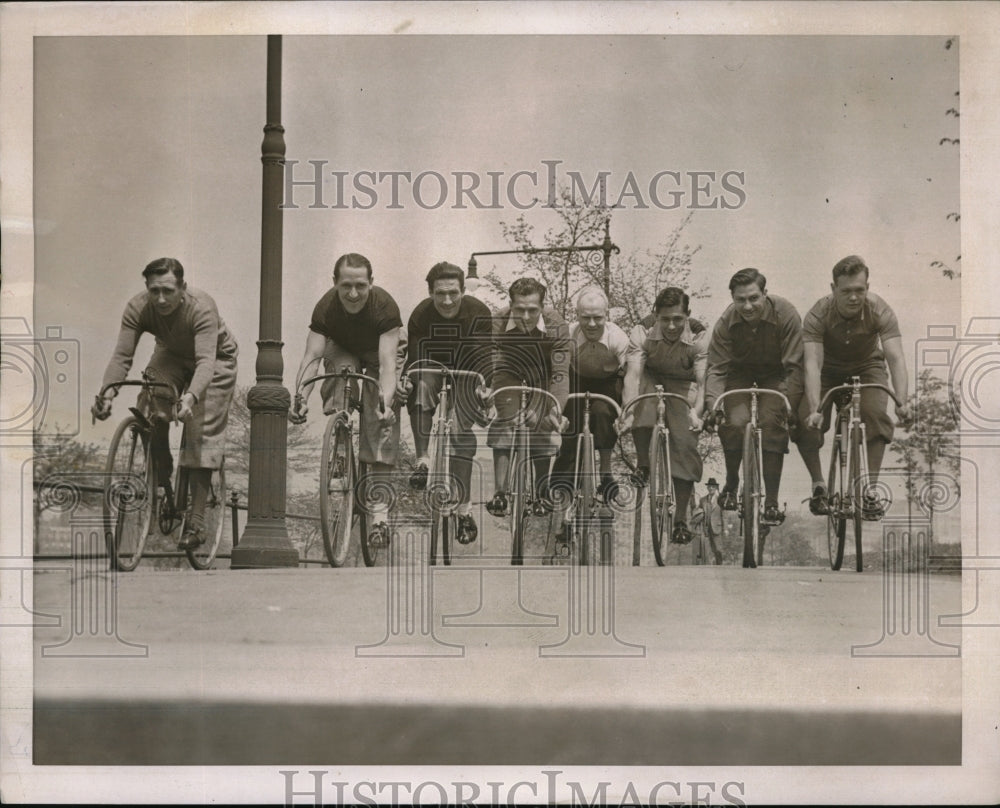 1939 Press Photo Ewald Wissel, George Shipman, Gerrard Debaets, Gustav Kilian - Historic Images