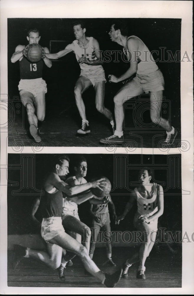 1951 Press Photo Alexandre Moisseev Russian Basketball Team - nes15705 - Historic Images