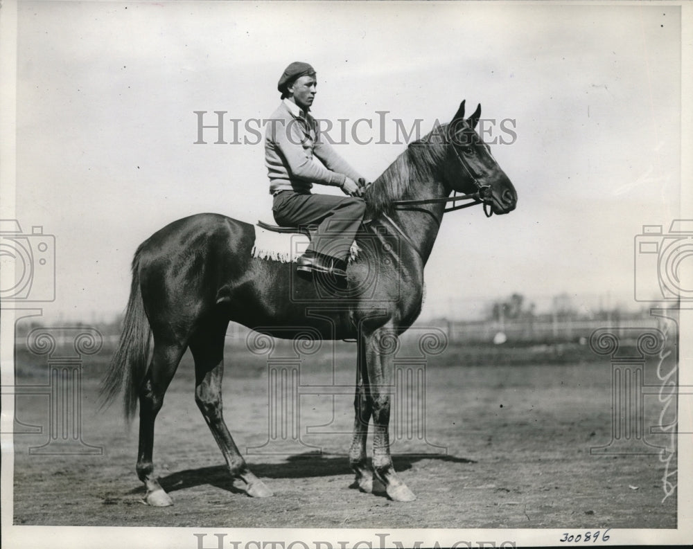 1935 Press Photo Golden Boy Candidate Kentucky Derby Churchill Downs Louisville - Historic Images