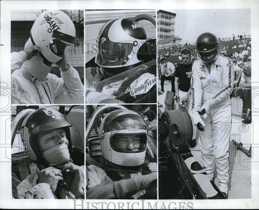 1969 Press Photo Driver Dan Gurney at Indianapolis Motor Speedway - nes16355 - Historic Images