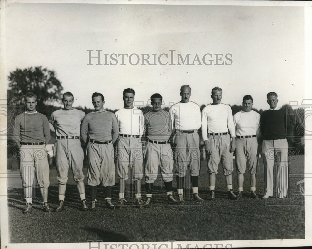 1932 Press Photo Coaching staff of the Darmouth College Football team - Historic Images