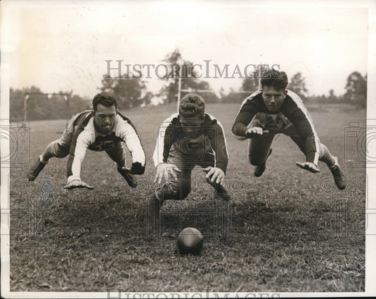 1936 Press Photo Art Lewis, Jack Hagen, Ark Univ & Jack Rhodes SW Texas - Historic Images