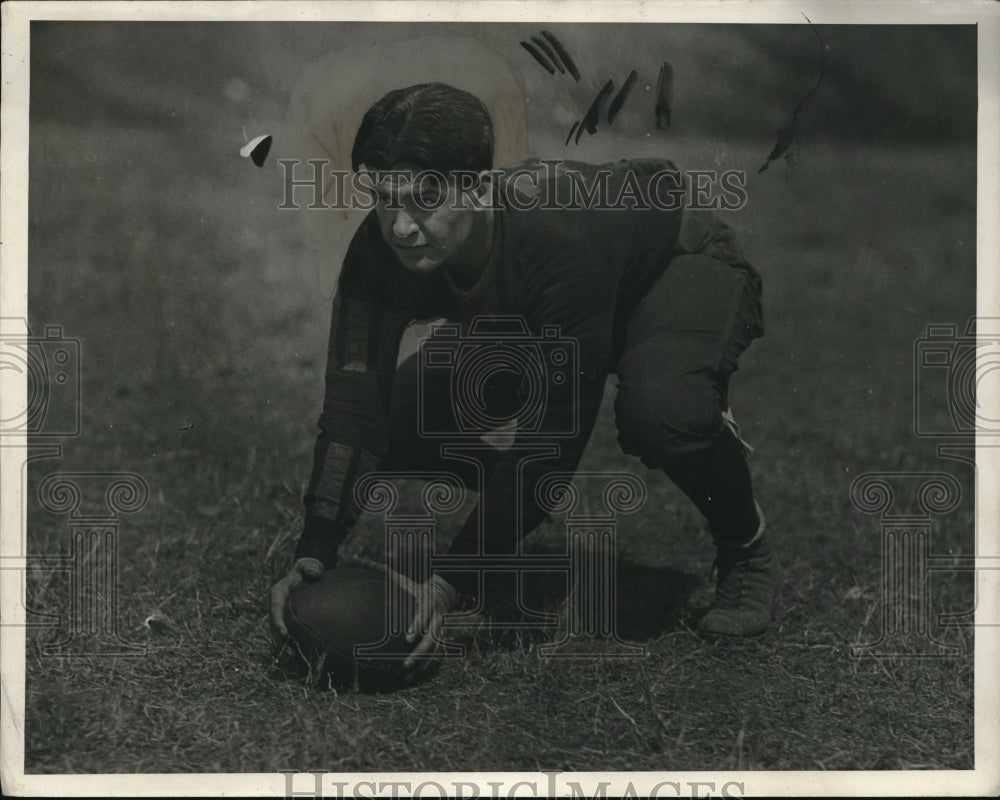 1928 Press Photo Vernon Sharp capt Vanderbilt football - nes17380 - Historic Images