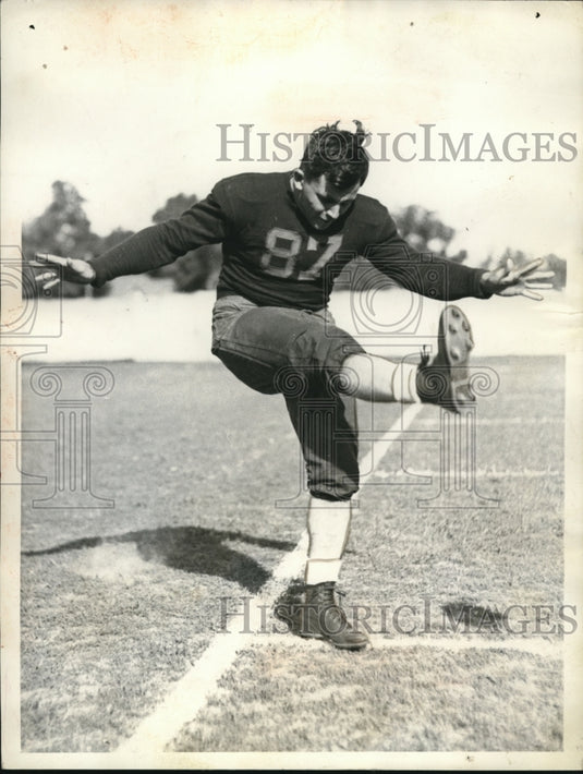 1932 Press Photo Purdue Univ QB Paul Pardonner - nes17759 - Historic Images