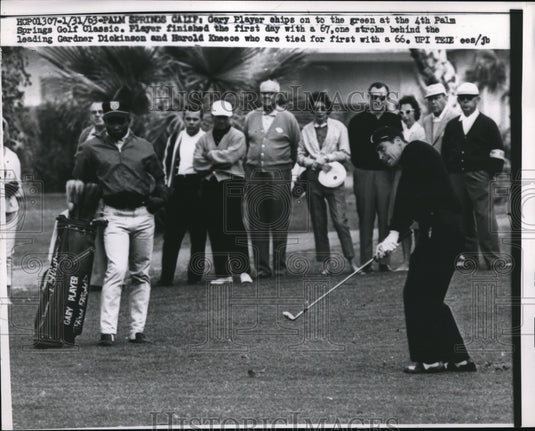 1963 Press Photo Palm Springs Calif Gary Player at Golf Classic - nes18389 - Historic Images