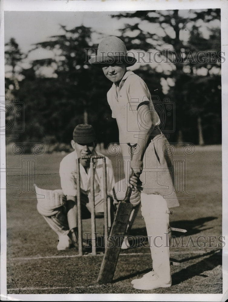 1935 Press Photo Marquis of Blandford cricket at Oxfordshire England - nes18733 - Historic Images